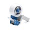 Pacific Mailer Packing Tape Dispenser Gun 2 Inch Tape Gun with Carton Packing Tape Lightweight Industrial Side Loading Dispenser Blue